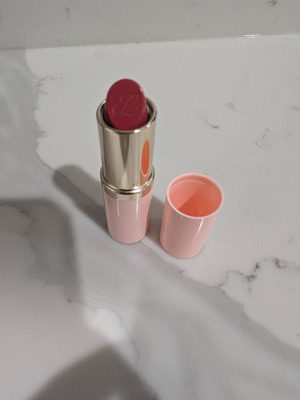 Estee Lauder lipstick rebellious rose 420 new with matching lip liner